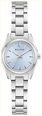 Bulova Surveyor (23mm) Light Blue Dial / Stainless Steel Bracelet 96L345