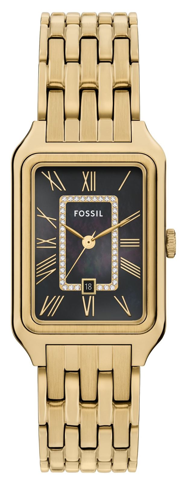 Fossil ES5417 Raquel Crystal (26mm) Black Mother-of-Pearl Watch