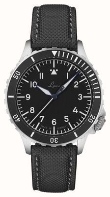 Laco Köln Automatic (41mm) Black Dial / Black Fibertech Strap 862191