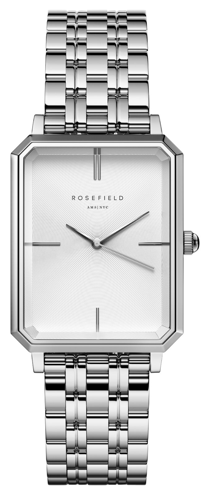 Rosefield OCWSS-O41 Octagon (23mm) White Dial / Stainless Watch
