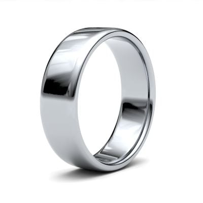 James Moore Wedding Rings | Palladium | 6mm | Light | Soft Court | AG_6LLS-PD