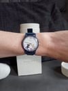 Customer picture of Radley | Women's Navy Silicone Strap | Floral Dog Motif Dial RY2983