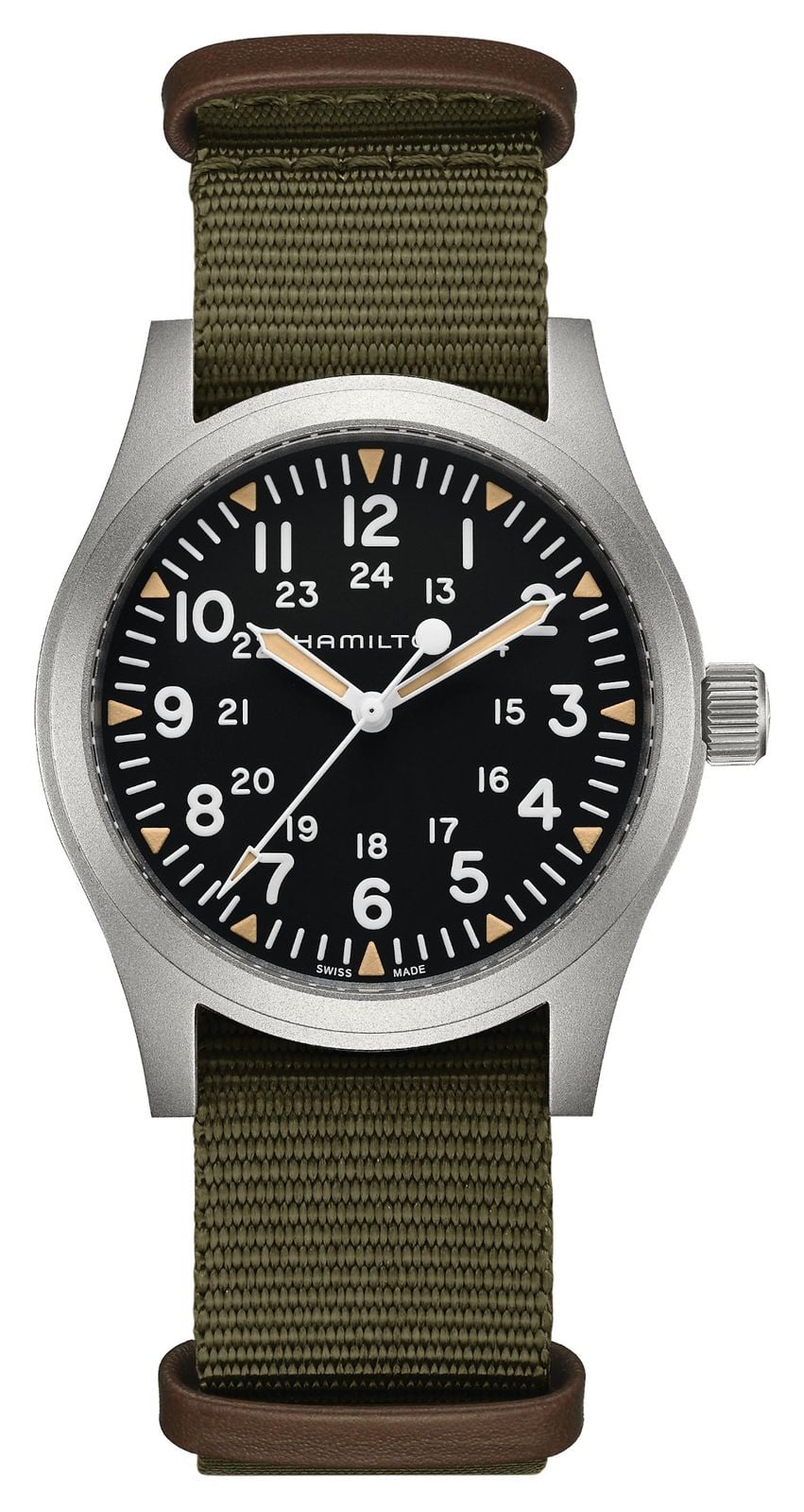 Hamilton H69529933 Khaki Field Mechanical (42mm) Black Dial Watch
