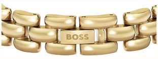 BOSS Jewellery Gold Tone Violet Polished Bracelet 1580897 - alternate view 2