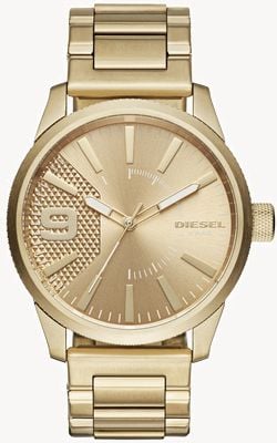 Diesel Men's RASP Monochrome Gold Tone Watch DZ1761