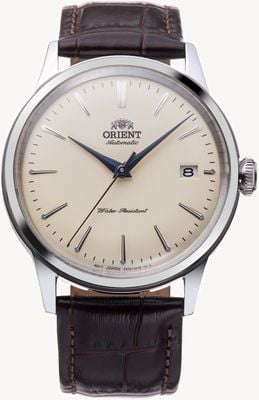 Orient Bambino Mechanical (38mm) Cream Dial / Brown Leather RA-AC0M04Y30B