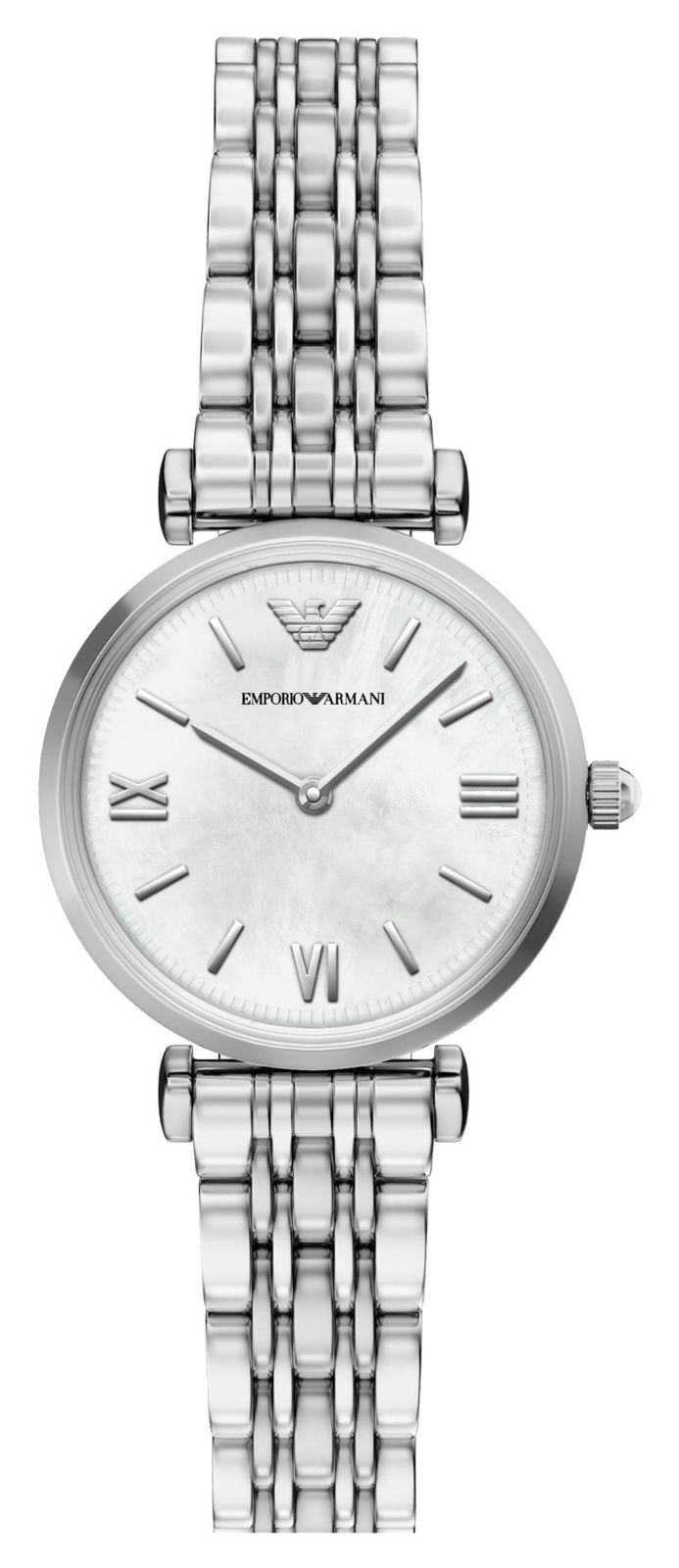 Emporio Armani AR11768 Gianni T-Bar (28mm) White Mother-of- Watch