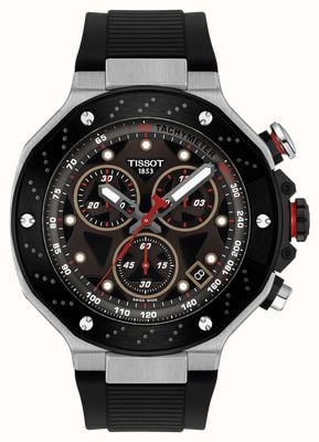 Tissot T-Race MotoGP™ Quartz Chronograph Limited Edition (45mm) Dark Grey Dial / Black Silicone Strap T1414172708100