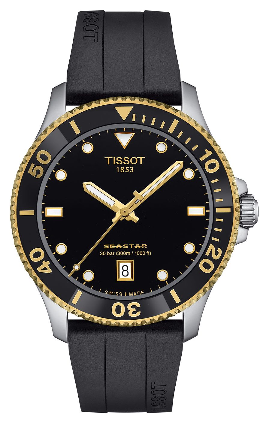 Tissot T1204102705100 Seastar 1000 | Black Dial | Black Watch