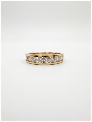 9ct Yellow Gold 1.03ct 12 Diamond Eternity Ring J82244