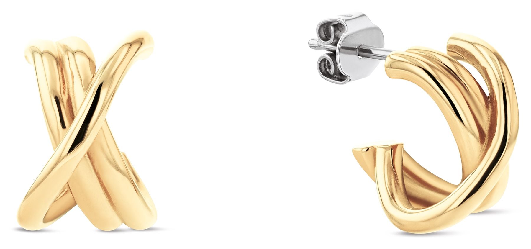 Tommy Hilfiger 2780993 Women's Nautical Knot Earrings Gold Jewellery