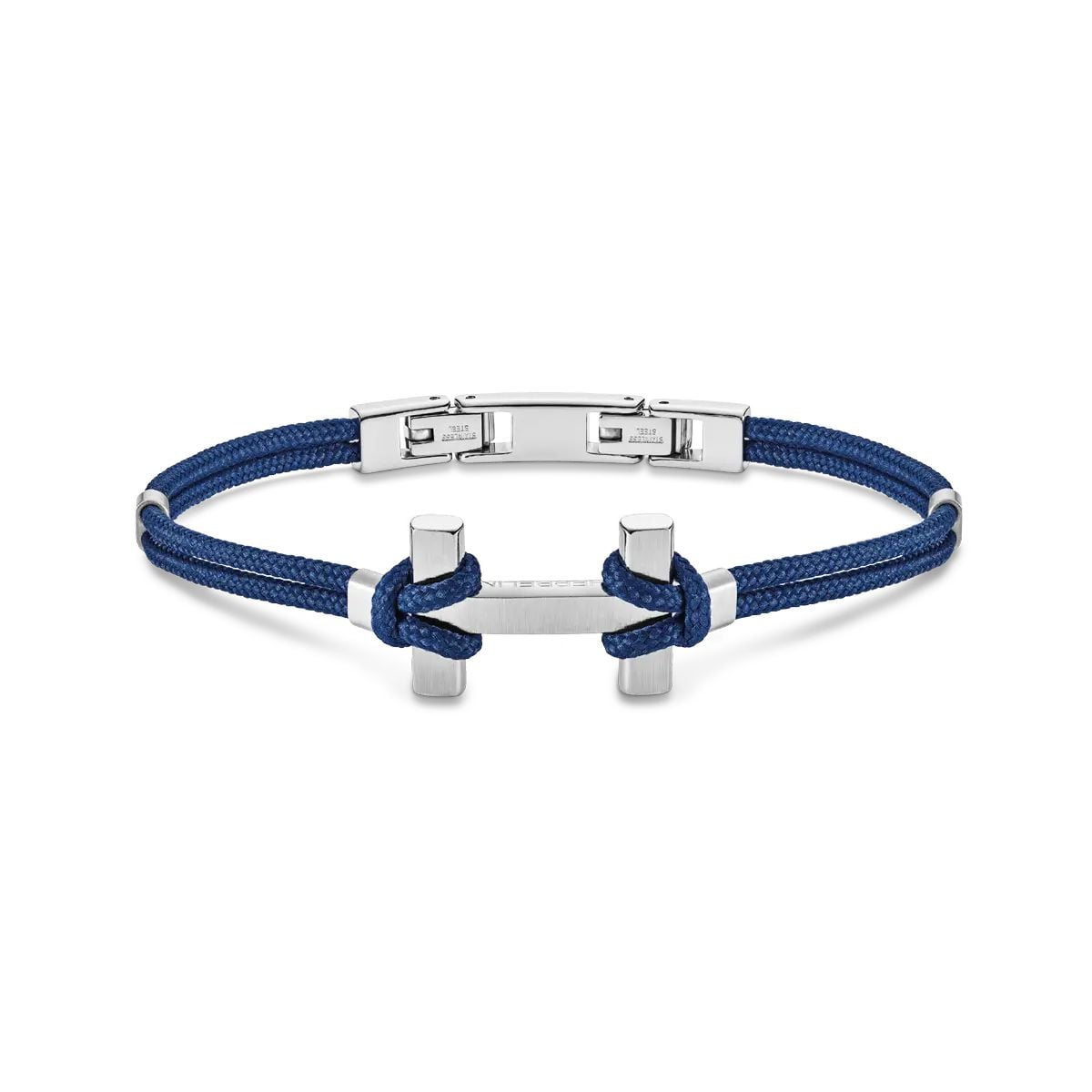 Herbelin BH24ABBM Amarrage Bracelet - Navy Blue Nylon And Jewellery
