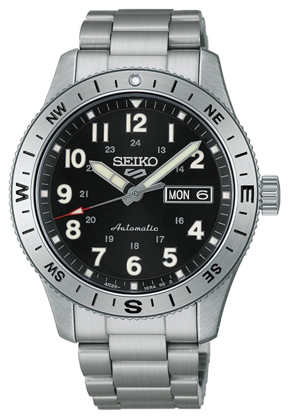 Seiko HDB006K1 5 Sports Field In Camo Black (41mm) Black Watch
