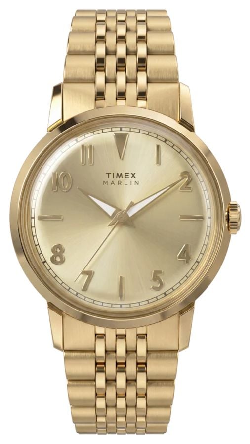 Timex TW6A04000 MARLIN Quartz 34mm Stainless Steel Gold Tone Watch