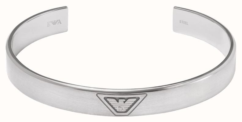 Emporio Armani Men's Eagle Logo Stainless Steel Bangle EGS3127040