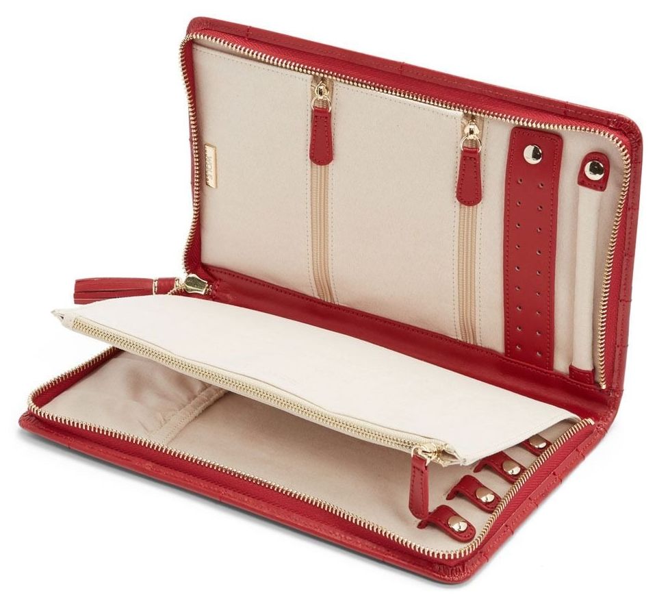 WOLF 324072 Caroline Large Jewellery Portfolio | Red