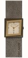Rolf Cremer Eleganza Grey leather strap white dial 509105