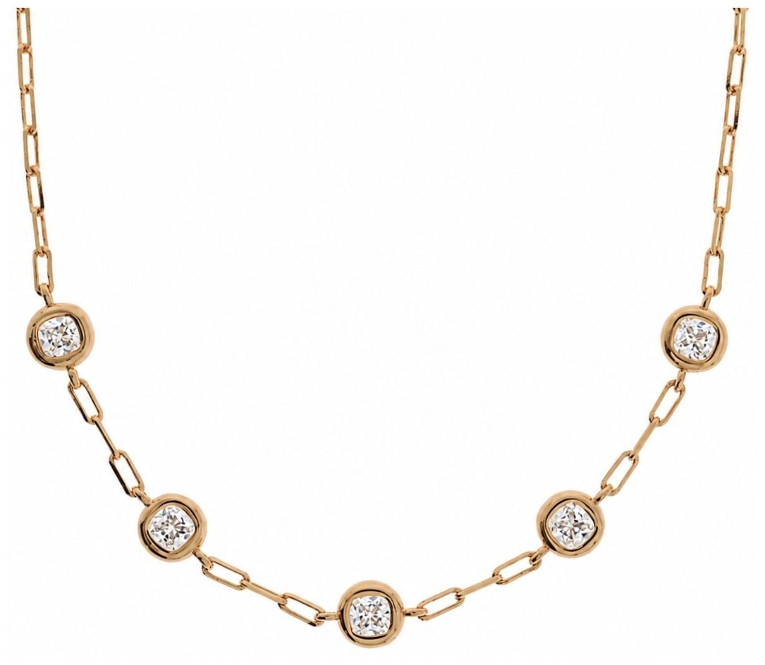 Burren Jewellery N1834 18K Gold Plated Oval Link Chain