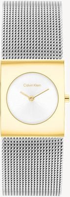 Calvin Klein CK Pulse (21mm) Silver Dial / Stainless Steel Mesh Bracelet 25100139
