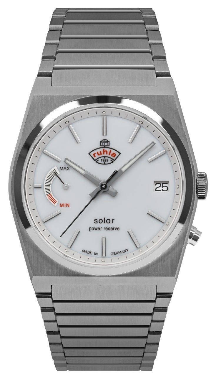 RUHLA 4640M1 Space Control Solar (40mm) White Dial / Watch