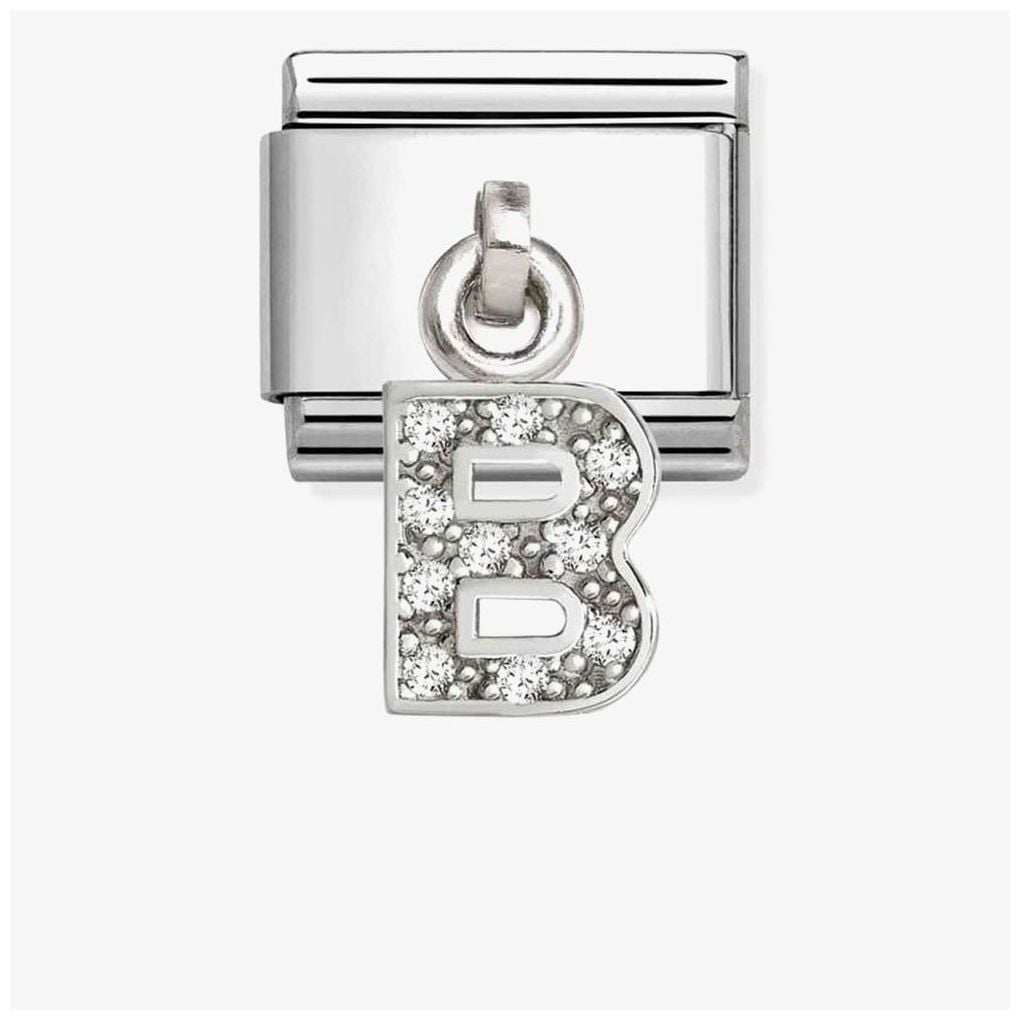 Nomination 331818/02 Classic Letter B Sterling Silver Charm Jewellery