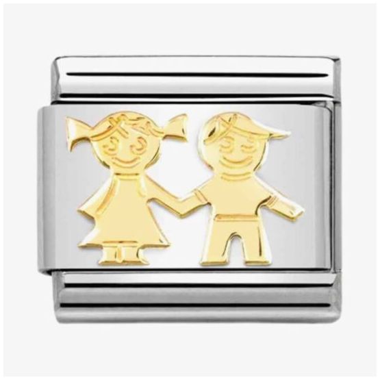 Nomination 030162/69 Classic Sister & Brother 18ct Gold Jewellery