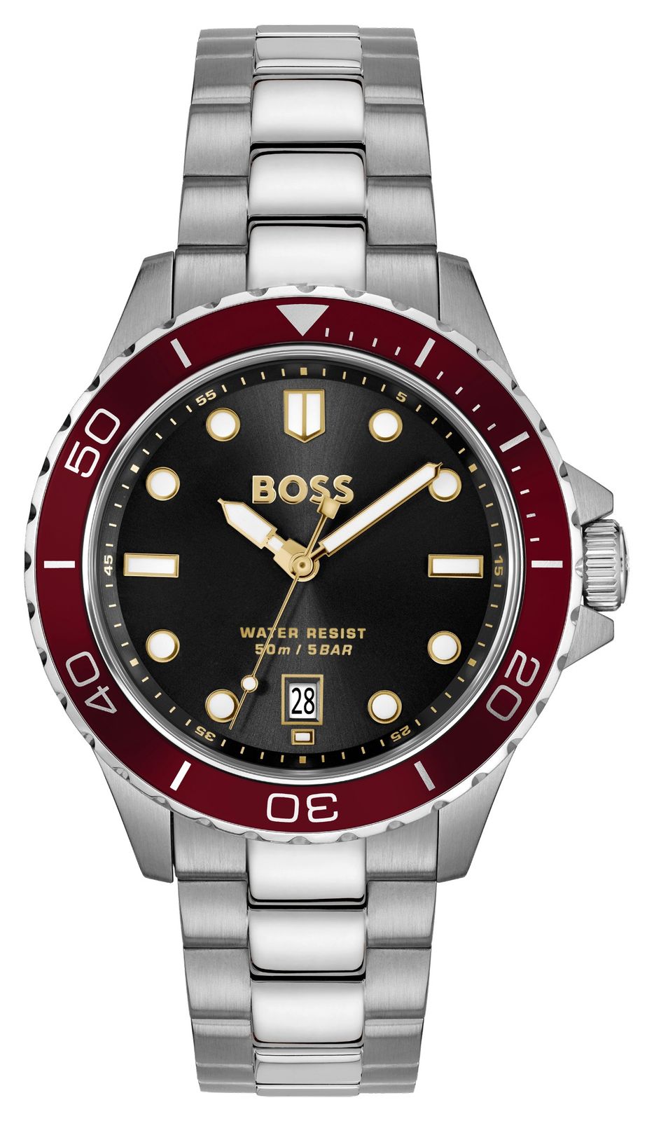 BOSS 1514304 TROPER SPORT (44mm) Black Dial / Stainless Watch