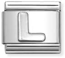 Nomination Classic Letter L Oxidised Charm 330113/12