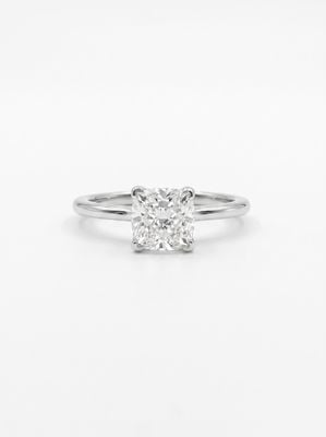 James Moore & Co 0.93ct Cushion Natural Diamond Platinum Solitaire Ring J71638