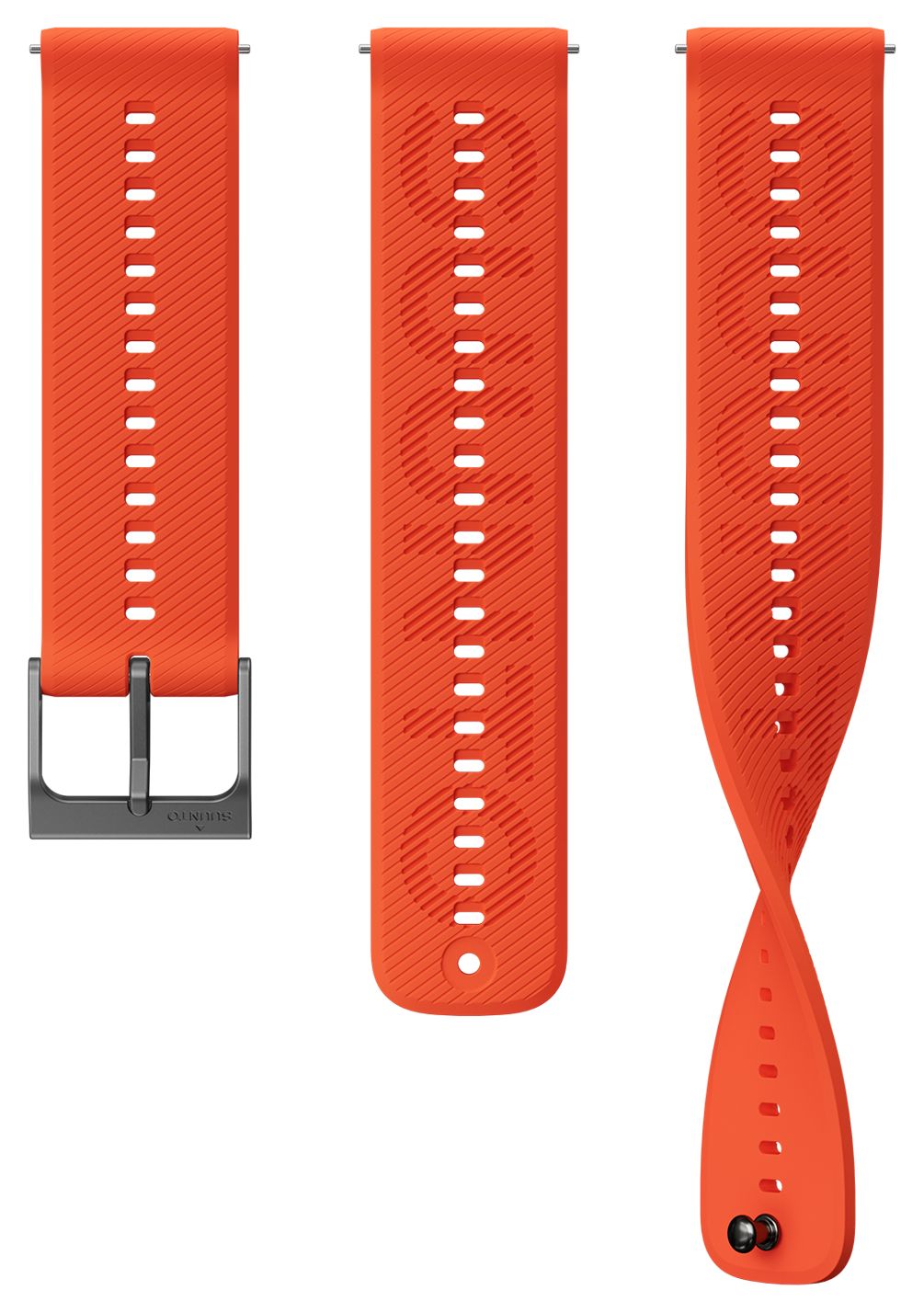 Suunto SS051270000 Athletic 6 Coral Orange Silicone Strap – Watch