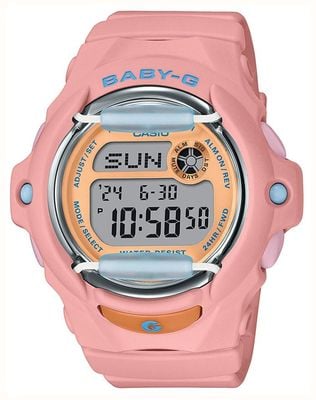 Casio BABY-G Playful Beach (45.9) Digital Display / Pink Resin Strap BG-169PB-4ER