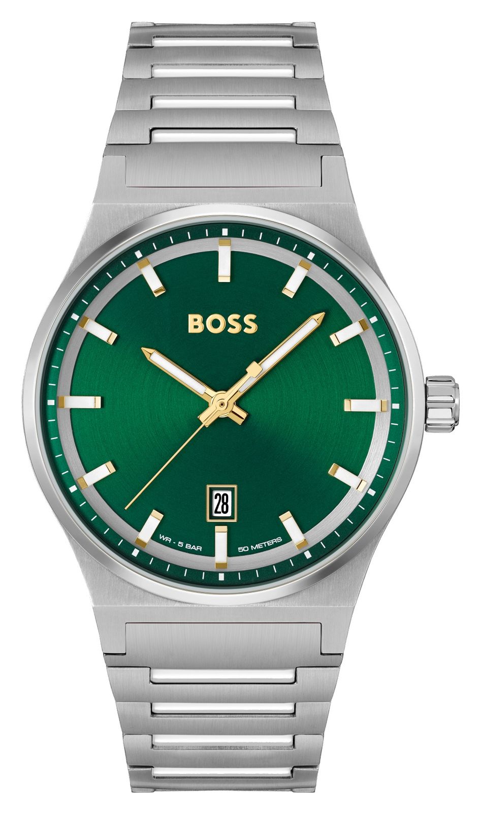 BOSS 1514079 Candor (41mm) Green Dial / Stainless Steel Watch