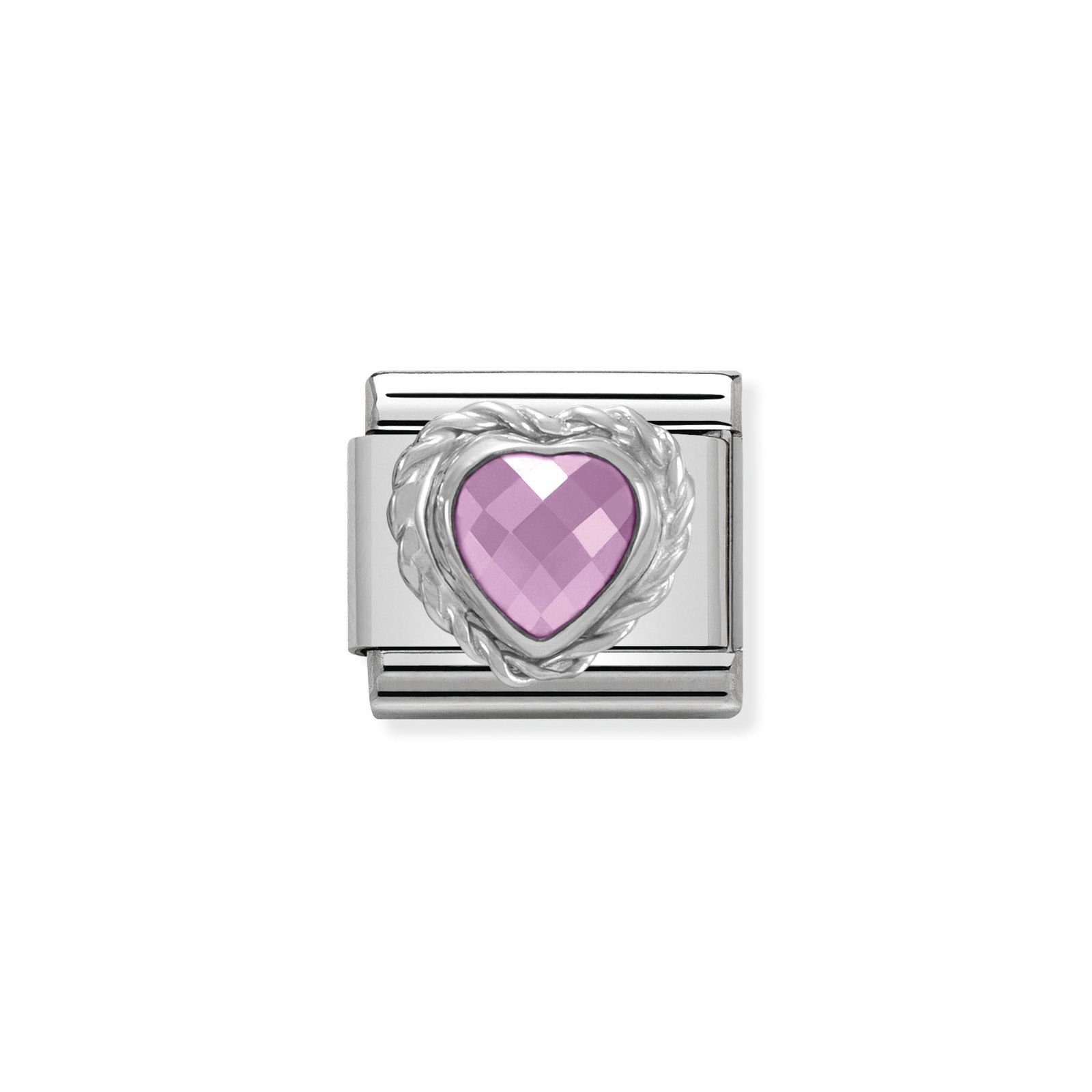 Nomination 330603/003 Classic Heart Sterling Silver & Steel Jewellery