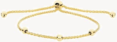Treasure House Women's 9ct Yellow Gold Pull Style Bracelet BR571