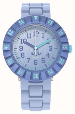 Flik Flak DENIMOLOGY (36.7mm) Blue Dial / Blue Silicone Strap FCSP128