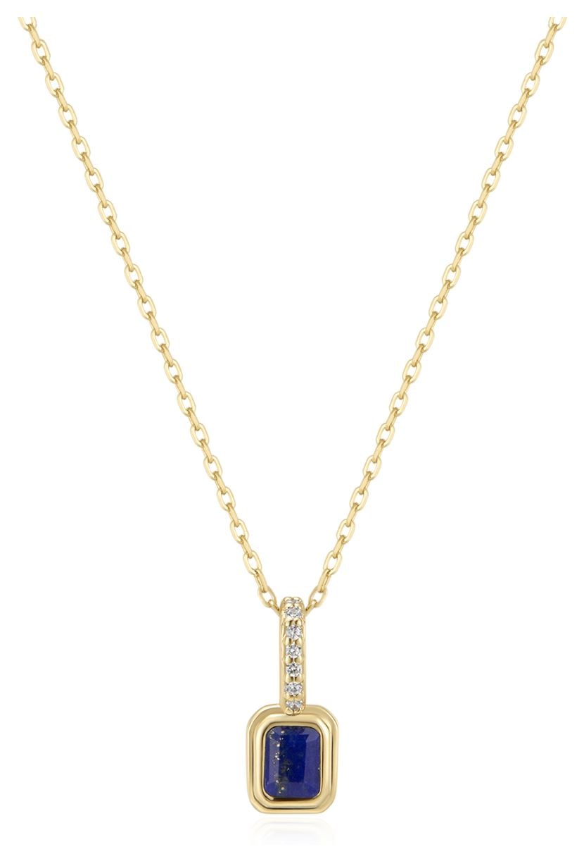 Burren Jewellery N1585 Synthetic Lapis Rec Stone Classic