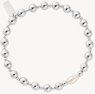 ChloBo Feature Pearl Bracelet - 925 Sterling Silver SBFEALP