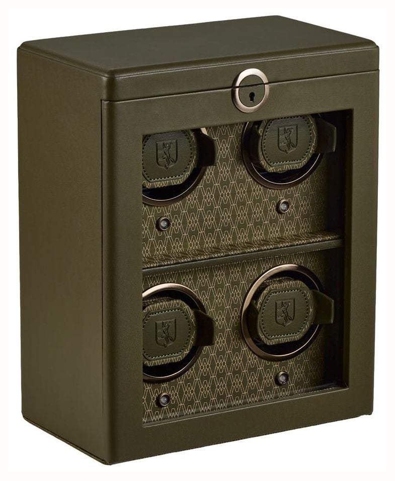 WOLF Earth 4 Piece Watch Winder In Olive 191441 - alternate view 2