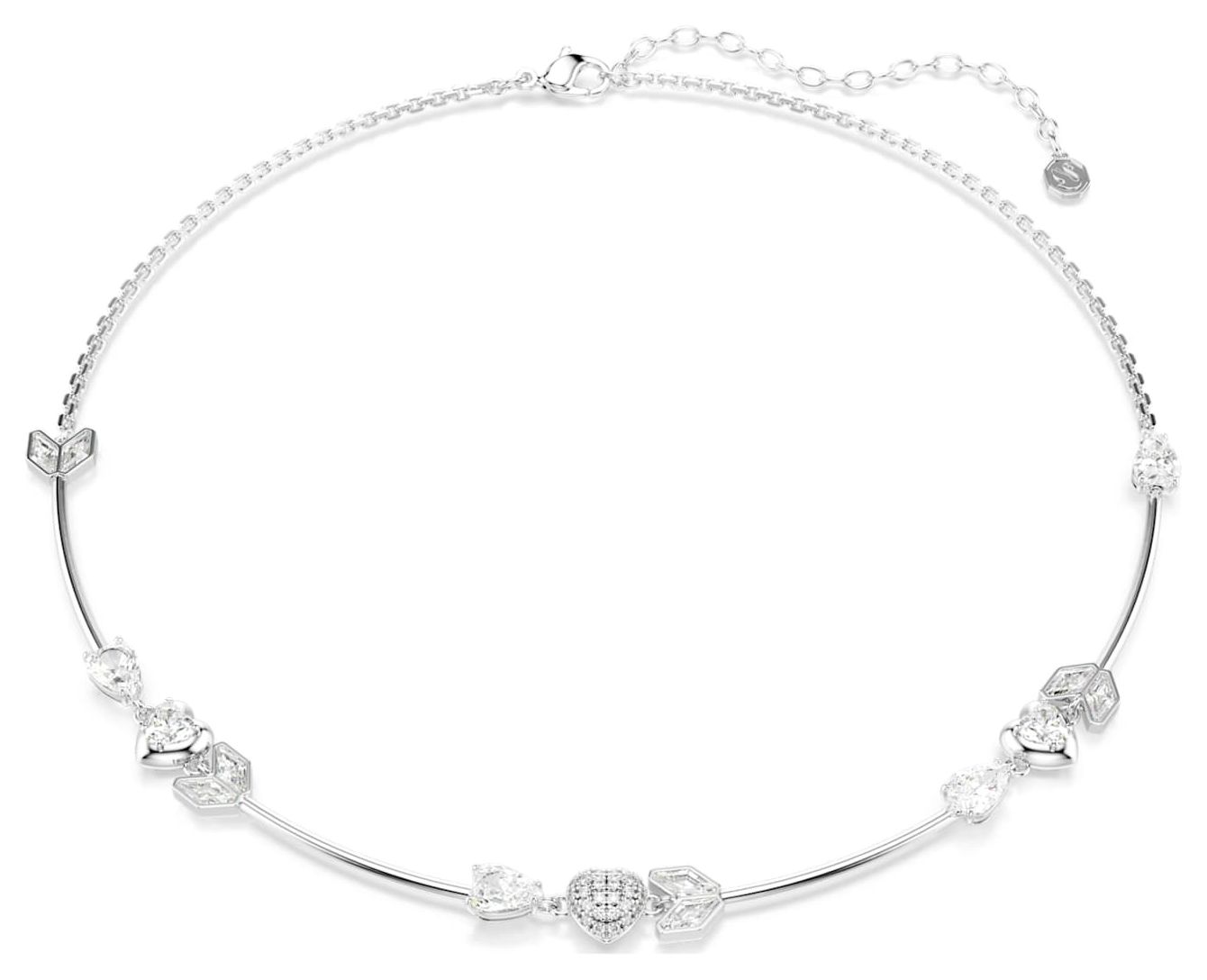 Swarovski 5743411 Idyllia Necklace, Heart With Arrow, White Jewellery
