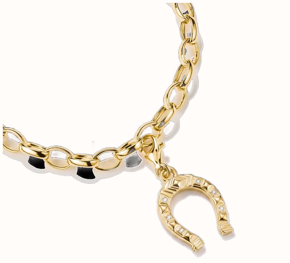 Thomas Sabo Horseshoe Charm with white zirconia 2234-M01-14 - alternate view 2