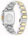 Versace GRECA EDGE GENT (38mm) Green Gradient Dial / Two-Tone Stainless Steel Bracelet VE9Y00426 - alternate view 3