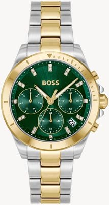 BOSS ALLEY SPORT LUX (36mm) Green Dial / Two-Tone Stainless Steel Bracelet 1502827