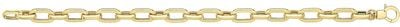 Treasure House Women's 9ct Yellow Gold 7.5 Inches Hollow Bracelet BR617