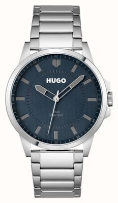 HUGO #FIRST | Men's Stainless Steel Bracelet | Blue Dial 1530186