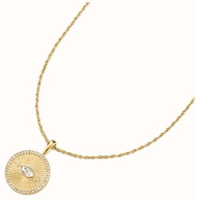D.LOUISE Evil Eye Talisman Necklace 45cm SKN-71