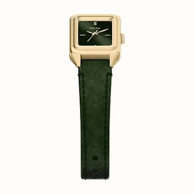 Fossil Raquel 18 mm Three-Hand Green Leather Watch ES5531 - alternate view 4