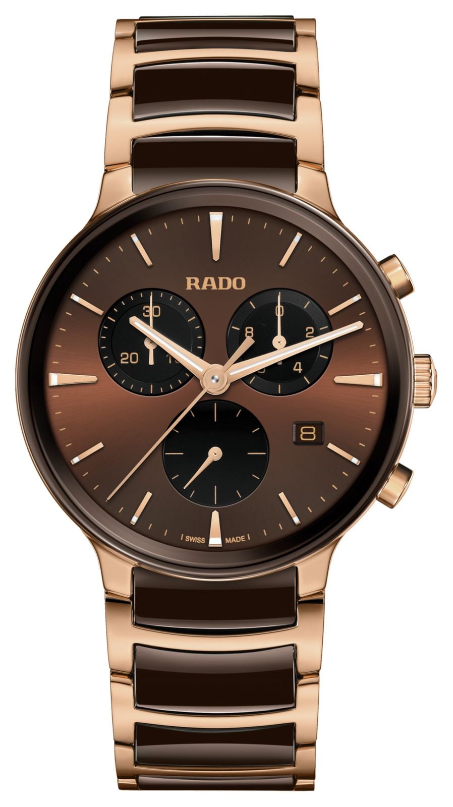 RADO R30212302 Centrix Quartz Chronograph (41mm) Brown Watch