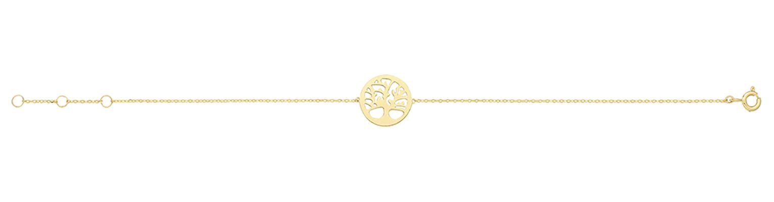Treasure House BR655 Ladies 9ct Yellow Gold Tree Of Life Jewellery