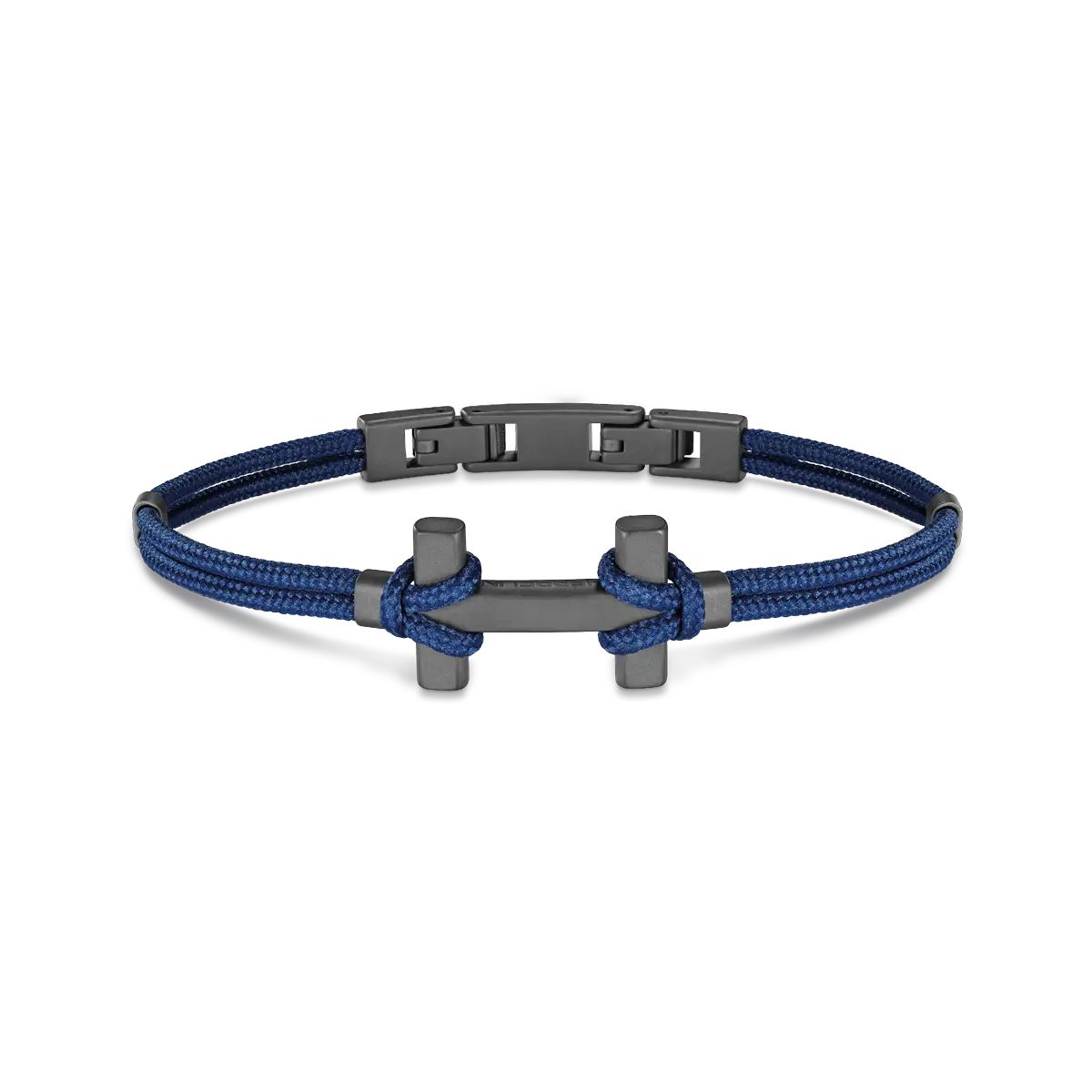 Herbelin BH24TDBM Amarrage Bracelet - Navy Blue Nylon And Jewellery