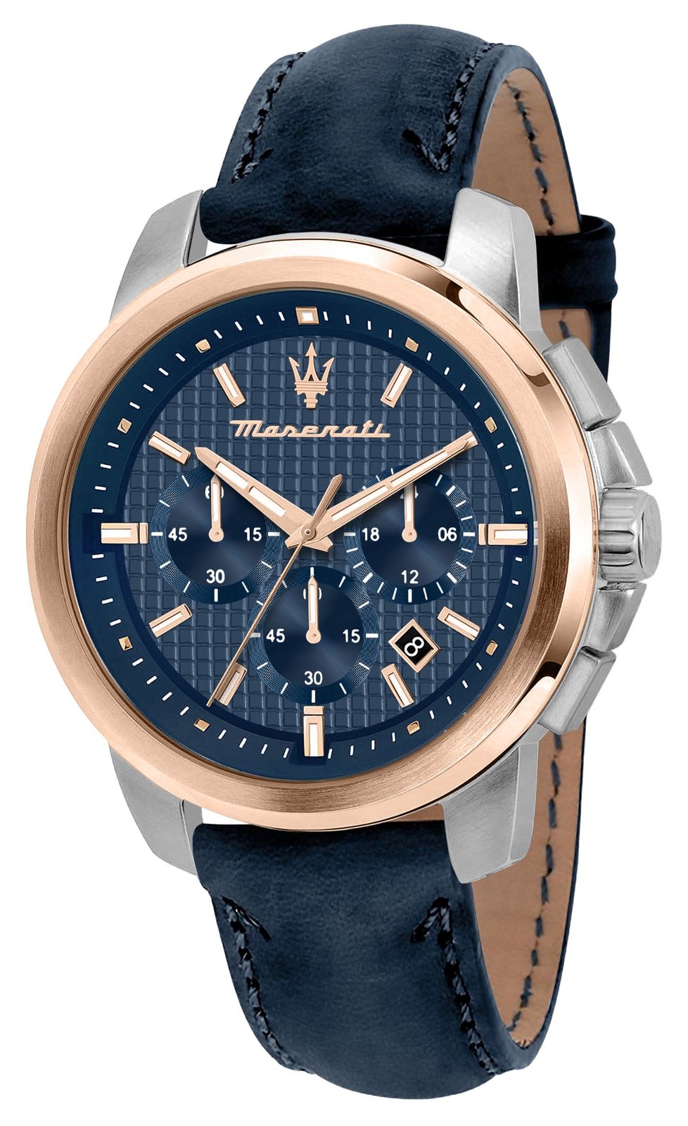 Maserati R8871621015 Men's Successo (44mm) Blue Chronograph Watch